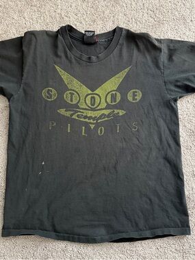 Vintage 90s Stone Temple Pilots STP Tour T-Shirt XL Giant Tag Grunge Fade